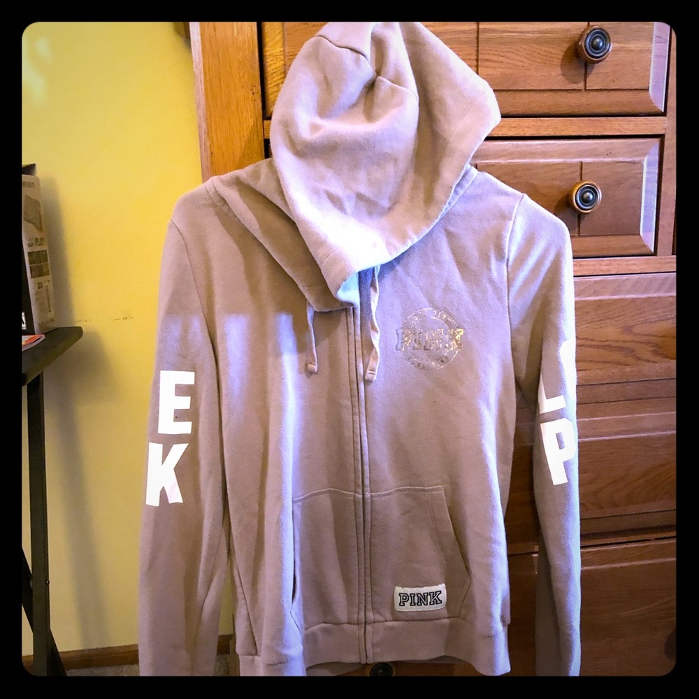 VS Pink Hooded Sweatshirt